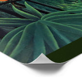 Oerwoud Monkeys Folk Art van Rousseau Poster (Hoek)