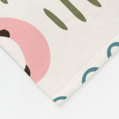 Oerwoud naadloos patroon fleece deken (Hoek)