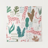 Oerwoud naadloos patroon wandkleed (Voorkant)