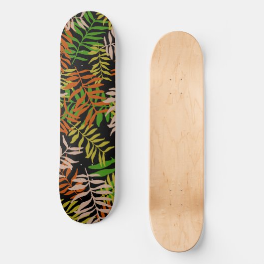 OERWOUD NATUUR LEAVES PERSOONLIJK SKATEBOARD (Voorkant)