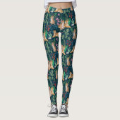 Oerwoud Natuur Wilde katten Tigers Leggings (Voorkant)