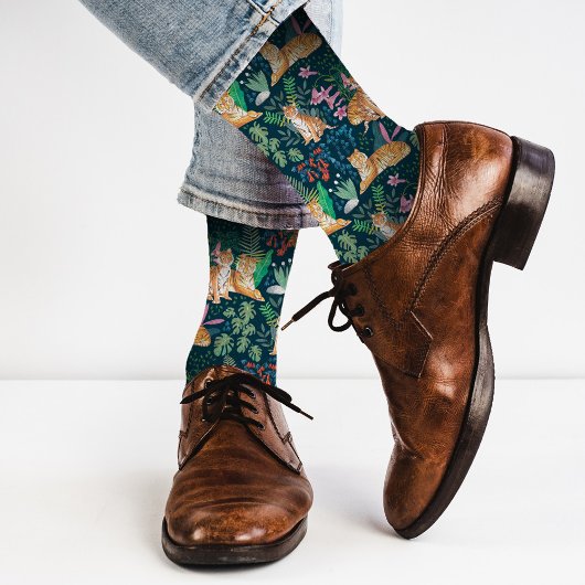 Oerwoud Natuur Wilde katten Tigers Sokken