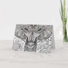 oerwoud notitiekaartje