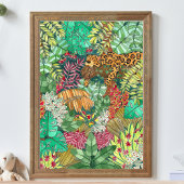 Oerwoud Nursery Decor Poster