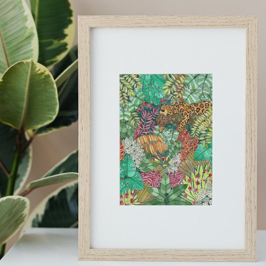 Oerwoud Nursery Decor Poster