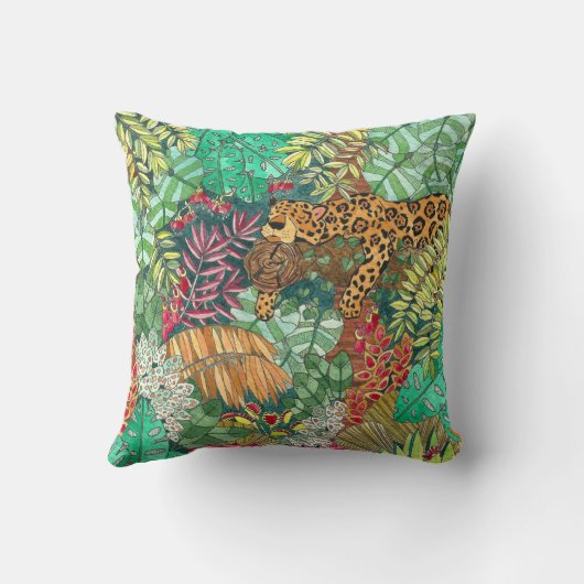 Oerwoud Nursery Kussen (Achterkant)