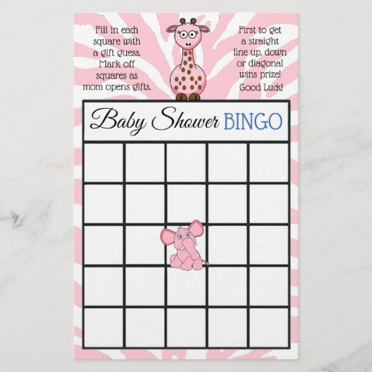 Oerwoud- of dierentuin met dierlijke thema's flyer (Voorkant)