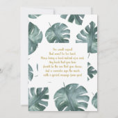 Oerwoud Oh Baby Safari Baby shower Boy Uitnodiging (Achterkant)