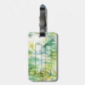 "Oerwoud olifant" Acrylhoudend Bagagelabel (Achterkant verticaal)