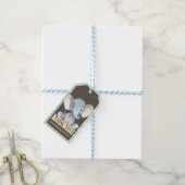Oerwoud olifant Baby shower dank u geschenk Label Cadeaulabel (Met Touw)