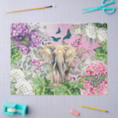 Oerwoud Olifant & Hydrangeas & Vlinders Tissuepapier (Craft)