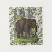 Oerwoud olifant Wandkleed (Voorkant)