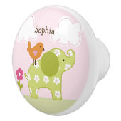 Oerwoud olifantenbak keramische knop (Rechts)