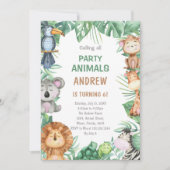 Oerwoud op zaterdag kaart (Voorkant)