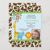 Oerwoud op zaterdag Uitnodigingen (Voorkant / Achterkant)