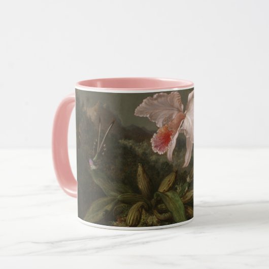 Oerwoud Orchideeën en levende vogels Mok (Voorkant links)