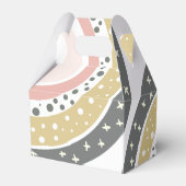 Oerwoud over het Regenboog Baby shower Dank u Bedankdoosjes (Achterkant)