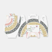 Oerwoud over het Regenboog Baby shower Dank u Bedankdoosjes (Uitgevouwen)