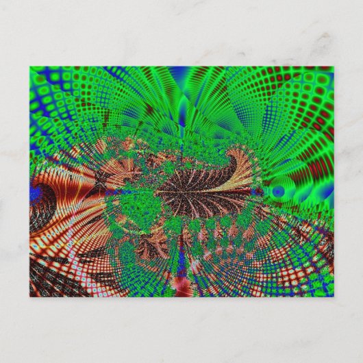 Oerwoud overdag briefkaart (Voorkant)