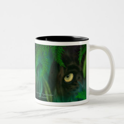Oerwoud Oyes - Mok Panther & Tiger Art (Rechts)