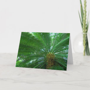 Oerwoud Palm Wenskaart Kaart