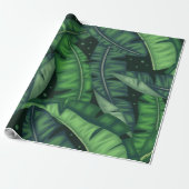 Oerwoud Palms Cadeaupapier (Uitgerold)