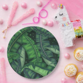 Oerwoud Palms Papieren Bordje (Feest)