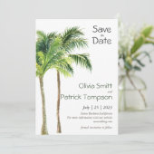 Oerwoud palmwaterverf tropisch (Staand voorkant)