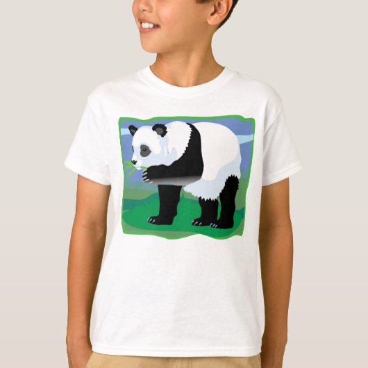 Oerwoud Panda Beer T-shirt (Voorkant)