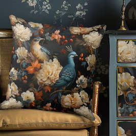 Oerwoud papegaaien Elegant  Victoriaans Boho Kussen