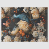 Oerwoud papegaaien Elegant Victoriaans Boho Tissuepapier (Voorkant)