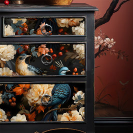 Oerwoud papegaaien Elegant  Victoriaans Boho Tissuepapier