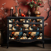 Oerwoud papegaaien Elegant  Victoriaans Boho Tissuepapier