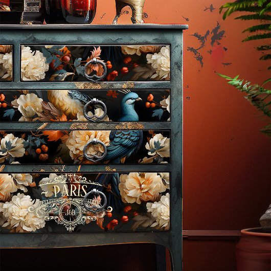 Oerwoud papegaaien Elegant Victoriaans Boho Tissuepapier