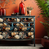 Oerwoud papegaaien Elegant Victoriaans Boho Tissuepapier