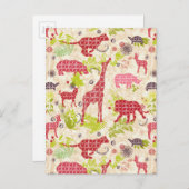 Oerwoud paradijs briefkaart (Voorkant / Achterkant)