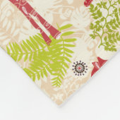 Oerwoud paradijs fleece deken (Hoek)