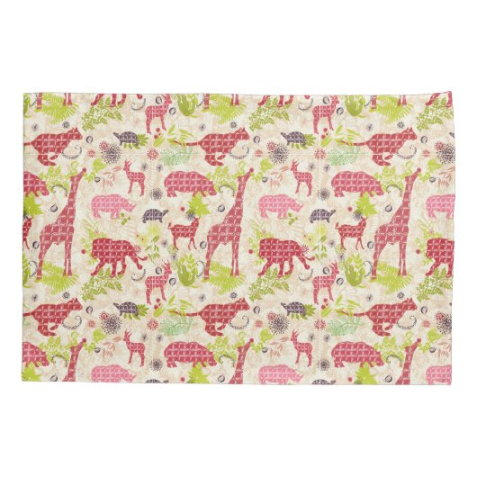 Oerwoud paradijs kussensloop (Achterkant-Links)