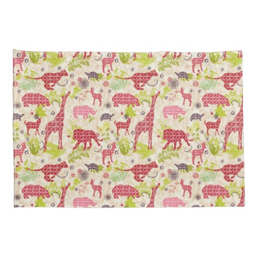 Oerwoud paradijs kussensloop (Achterkant-Rechts)