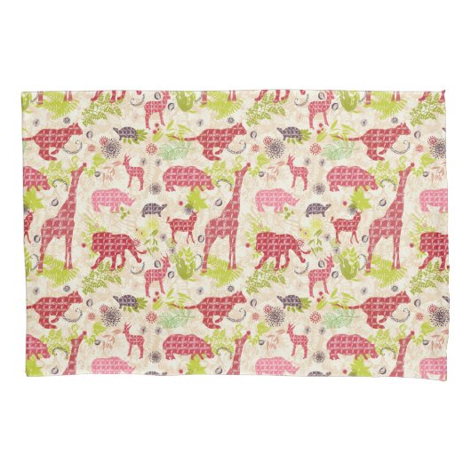 Oerwoud paradijs kussensloop (Voorkant-Links)