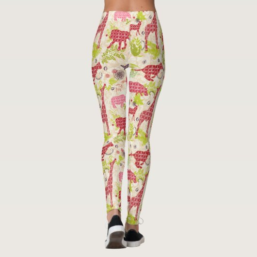 Oerwoud paradijs leggings (Achterkant)