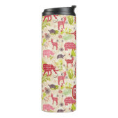 Oerwoud paradijs | Monogram Thermosbeker (Gedraaid links)