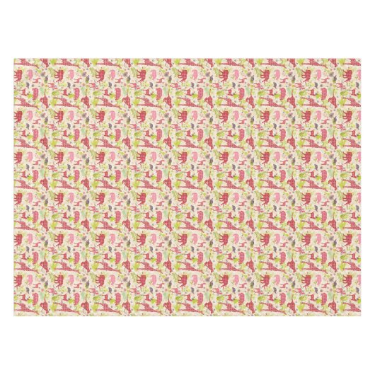 Oerwoud paradijs tafelkleed (Voorkant (Horizontaal))