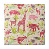 Oerwoud paradijs tegeltje (Voorkant)