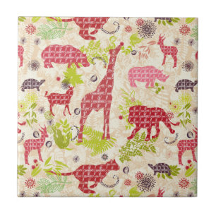 Oerwoud paradijs tegeltje