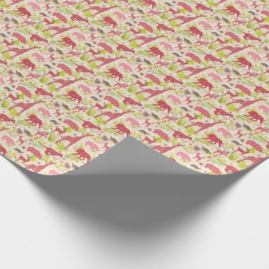 Oerwoud Paradise Cadeaupapier (Hoek)