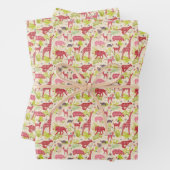 Oerwoud Paradise Inpakpapier Vel (In situ)