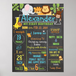 Oerwoud Partij eerste verjaardag poster 3