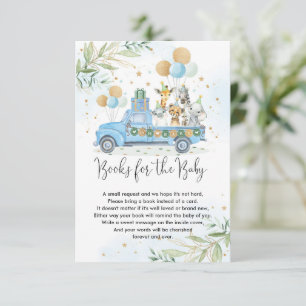 Oerwoud Party Animals Blue Balloons Boeken voor Ba Informatiekaartje