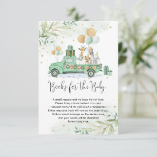 Oerwoud Party Animals Green Balloons Boeken voor B Informatiekaartje